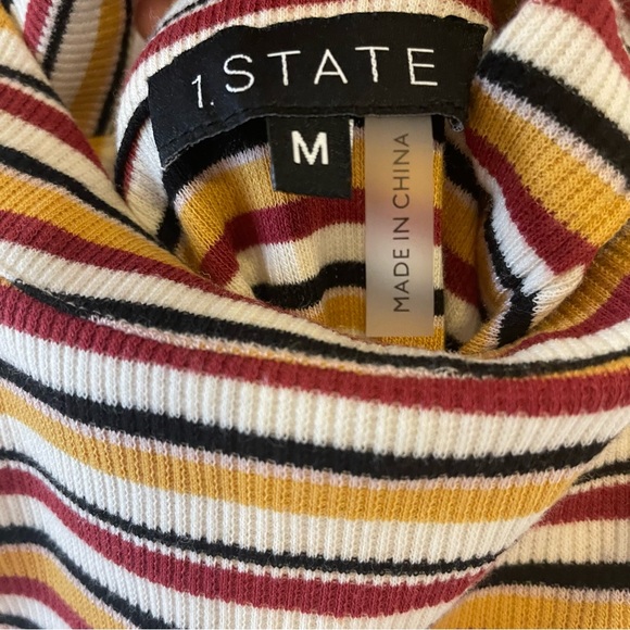 Revolve Brand 1.State Midi Square Neck Dress with Cut Outs on Back - Picture 3 of 8